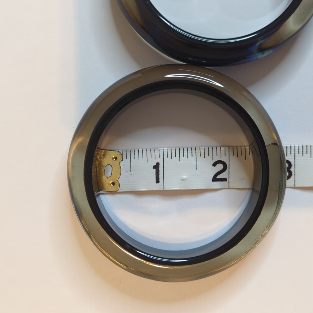 Two Blue Bangle Bracelets - image 5